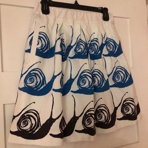 Blue Snail Anthropologie Skirt